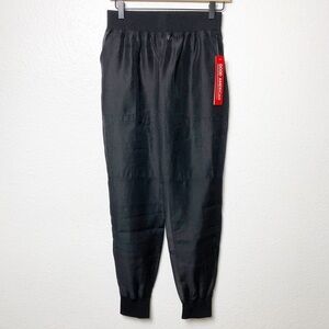 Good American Black Sheer Women Joggers Size 1